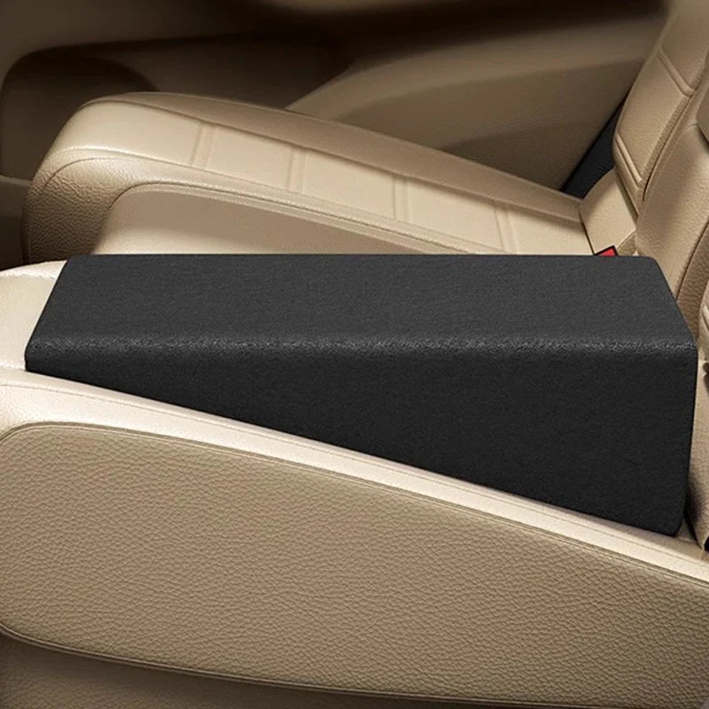 Memory Foam Car Seat Leveling Pad – Seat Leveler Cushion for Flat Rear Seat, Height Boost & Fatigue Relief (Black)