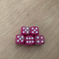 5-Piece 16mm Two-Color 6-Sided Acrylic Dice Set – Board Game & Puzzle Accessory