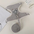 Cute Rabbit & Small Pet Harness Leash Set Padded Adjustable Harness with Leash (Sizes S, M) for Rabbits & Cats