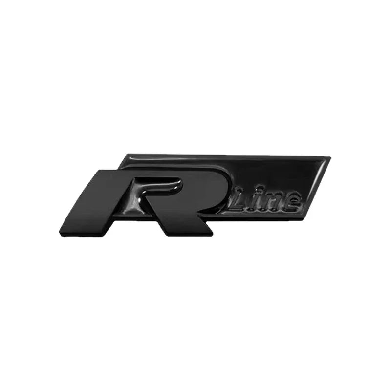 3D Metal R Logo Car Trunk Emblem Sticker Rear Body Badge for Golf Polo Jetta Beetle Passat Tiguan