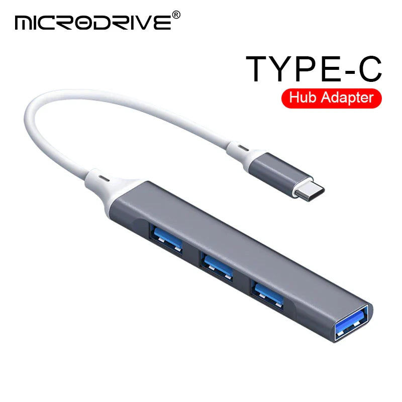 USB-C Multi Card Reader Hub — 3/5/6-in-1 SD & microSD (TF) + USB 2.0/3.0 Adapter, Up to 6 Slots
