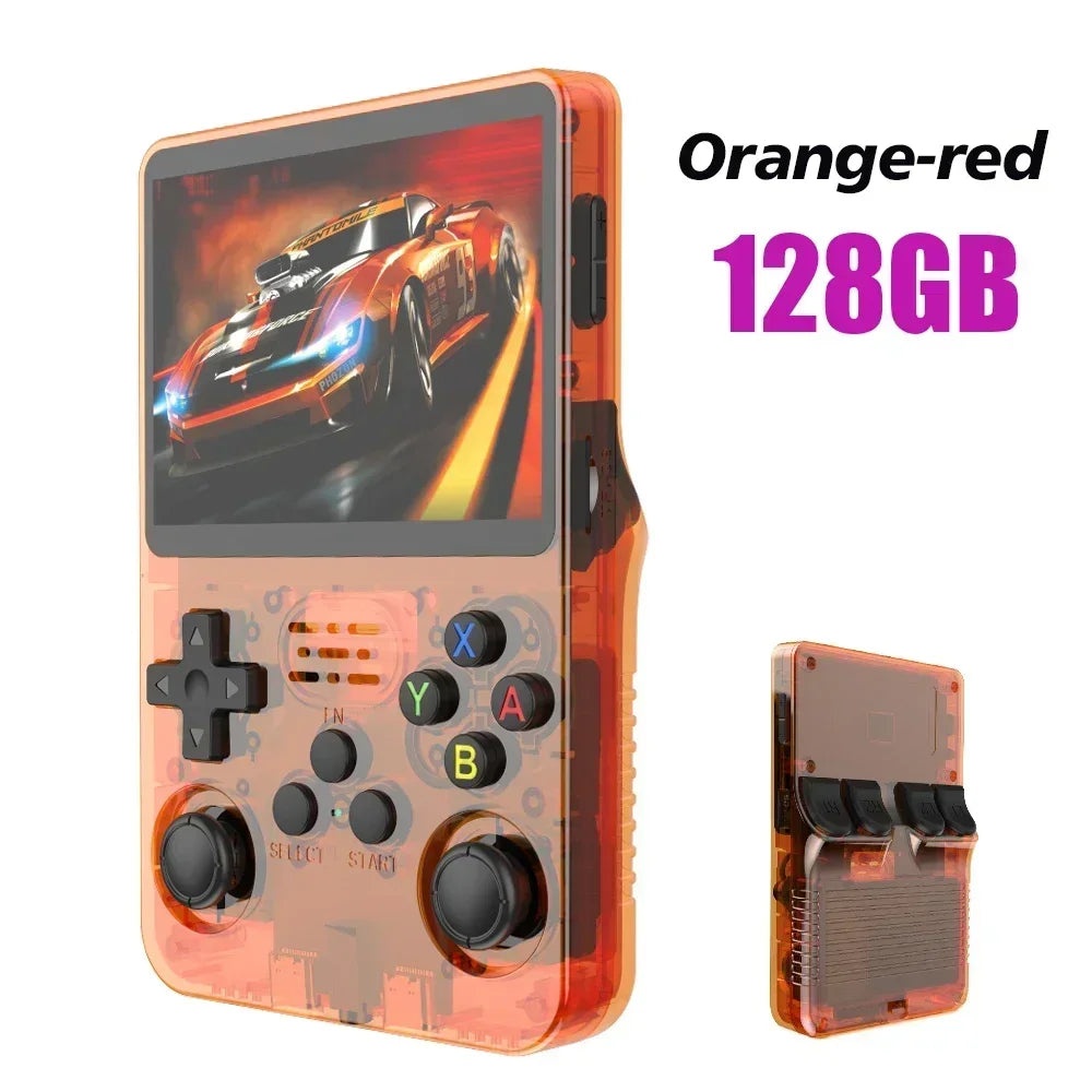 Open Source Retro Handheld Game Console Linux Portable Pocket Player 3.5-inch (8.9 cm) IPS Screen, 64GB or 128GB Preloaded Games