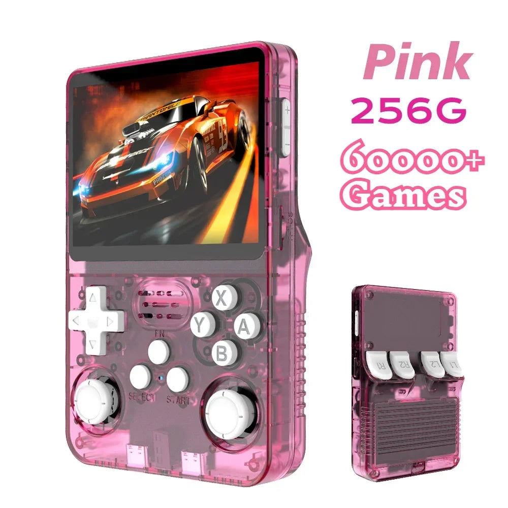 Retro Handheld Game Console 3.5-Inch (89 mm) IPS Screen Linux Pocket Player 64GB/128GB/256GB Expandable to 1TB
