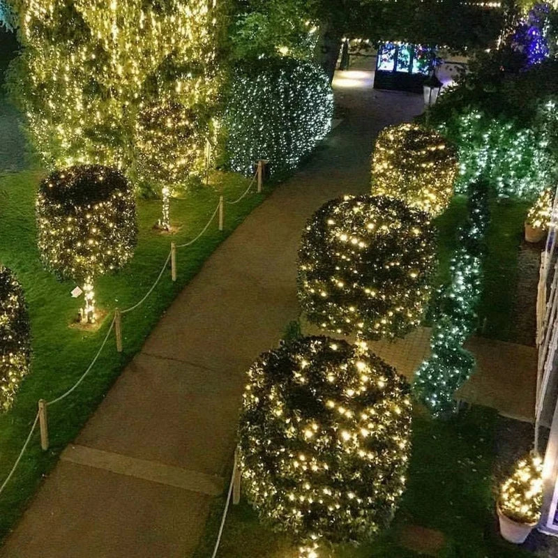 1000-LED Warm White Fairy String Lights with Remote — Waterproof Outdoor Christmas, Wedding & Party Decor