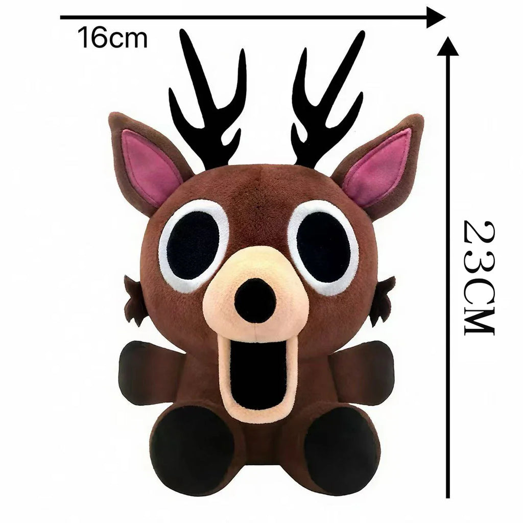Milu Deer Plush Pillow - Cute Cartoon Stuffed Animal Toy & Room Decor Gift