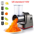 5-in-1 Electric Vegetable Slicer & Shredder 250W Automatic Salad Shooter Cheese Grater for Carrot & Cabbage