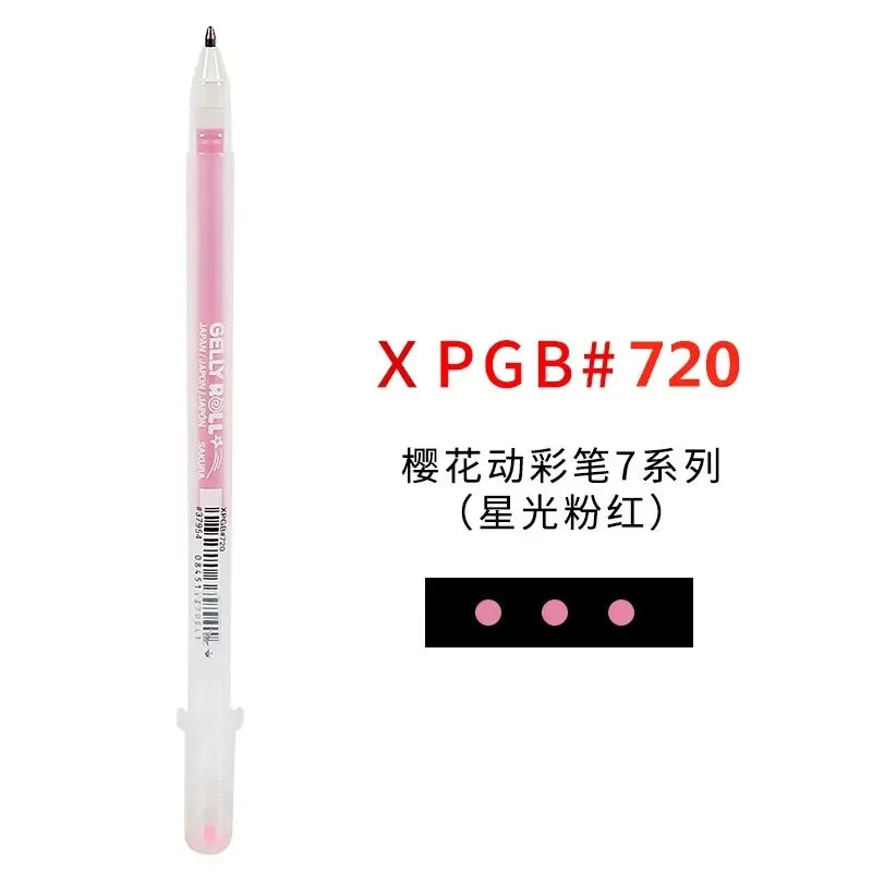 White Opaque Gel Pens 3-Pack – Fine 0.5mm, Medium 0.8mm, Bold 1.0mm for Journaling, Art & Drawing
