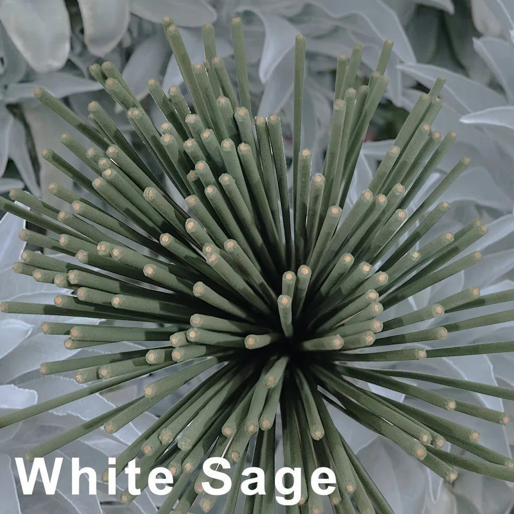 White Sage Lavender & Mint Aromatherapy Incense Coils for Patio, Porch, Poolside, Camping & Garden