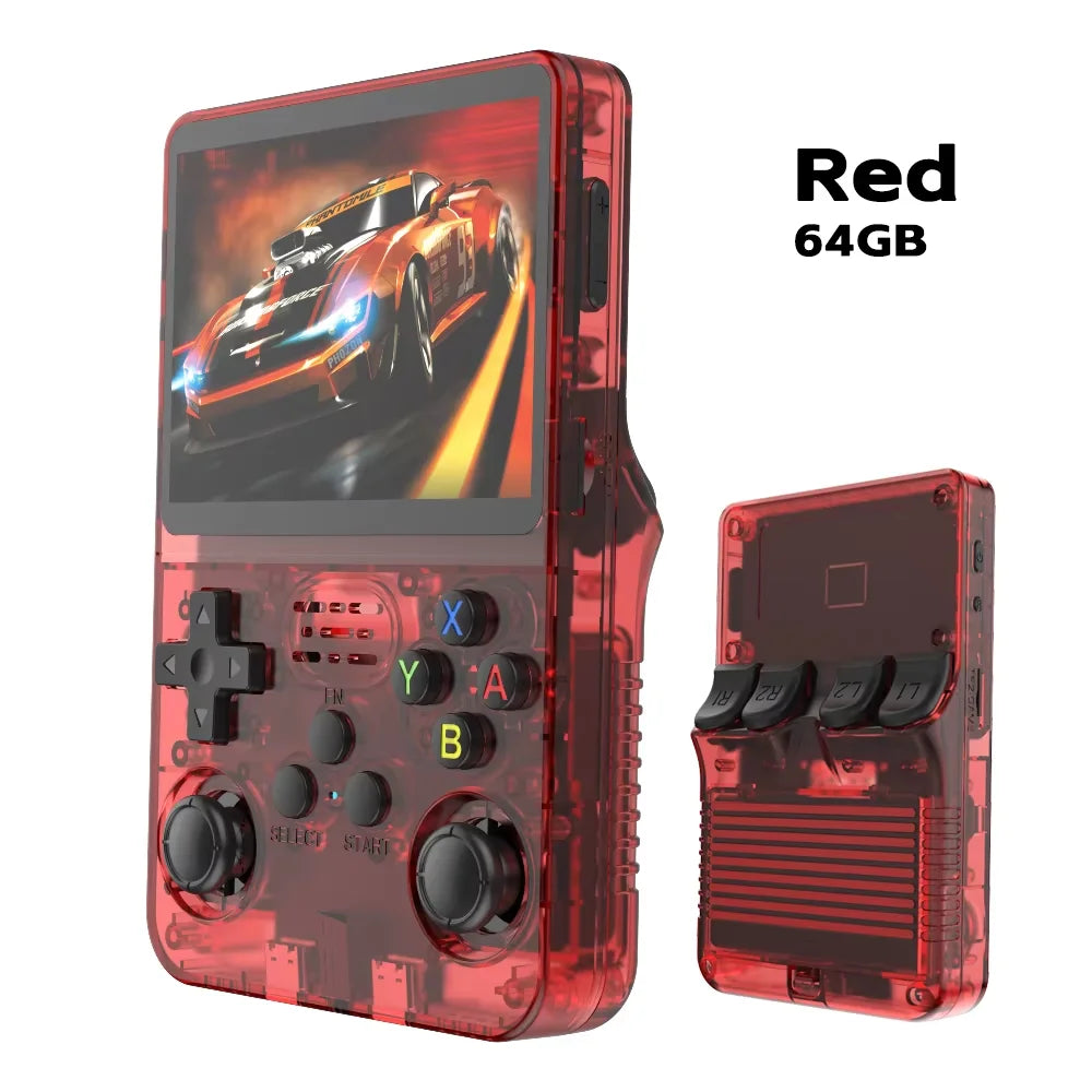 Retro Handheld Game Console 3.5-Inch (8.9 cm) IPS 640x480 — 3200mAh Portable Pocket Gamer with Dual Joysticks, Bluetooth & USB-C, 15,000+ Classic Games