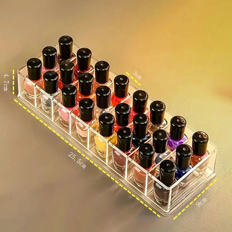 Clear Acrylic Makeup Brush Organizer – Transparent Cosmetic Holder for Lipstick, Brushes & Makeup Tools