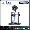 3D FDM Printer with Direct Drive Extruder, Auto Bed Leveling, 32-bit Silent Motherboard, 220 x 220 x 240 mm Build Volume