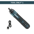 Cordless Electric Screwdriver 3.6V, 5 N·m Torque, 1/4" (6.35 mm) Chuck, 1300mAh Li-ion