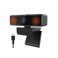 USB 1080p HD Webcam with CMOS Sensor, 4MP Photo Support — Plug-and-Play Camera for Streaming & Video Calls