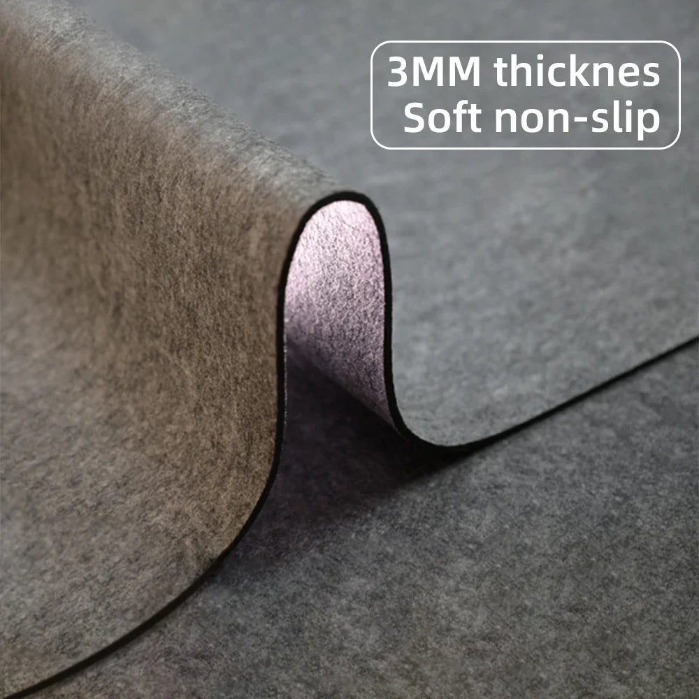 Large Felt Desk Pad - Non-Slip Office & Gaming Mouse Pad, Tabletop Protector, Multiple Sizes 30×23–120×60 cm (11.8×9.1–47.2×23.6 in)