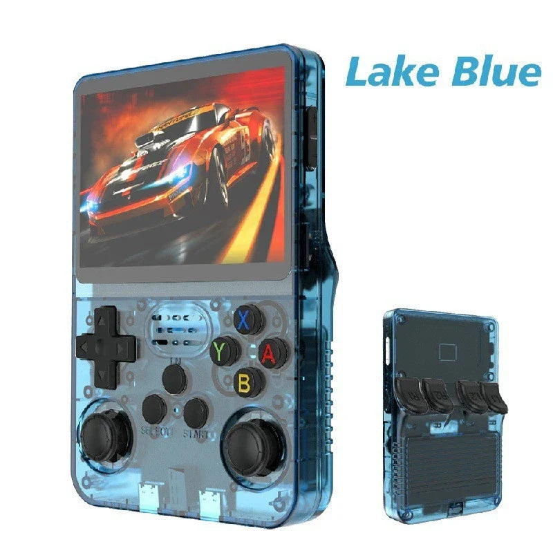 Retro 3.5-inch (8.9 cm) Handheld Game Console - ArkOS Portable Pocket Gamer, 64GB/128GB (1500/3000 Games), Mini HDMI, USB-C Charging