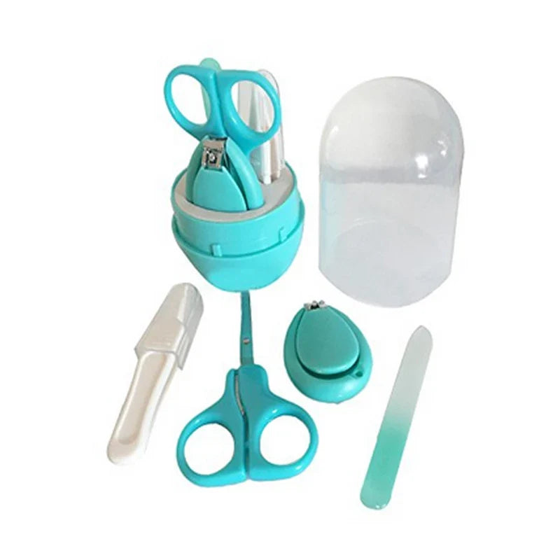 Newborn Baby Nail Care Kit - Safe Nail Scissors, Clipper & Tweezers with Portable Case