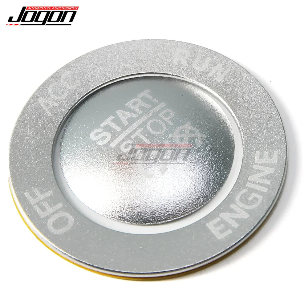 Aluminum Steering Wheel Button Trim Cover - Push Start/Stop Interior Accent for Charger Challenger RAM Durango