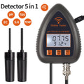 5-in-1 WiFi & Bluetooth Water Quality Monitor — pH, TDS/EC, Salinity, Specific Gravity & Temp for Aquariums, Hydroponics & Aquaculture