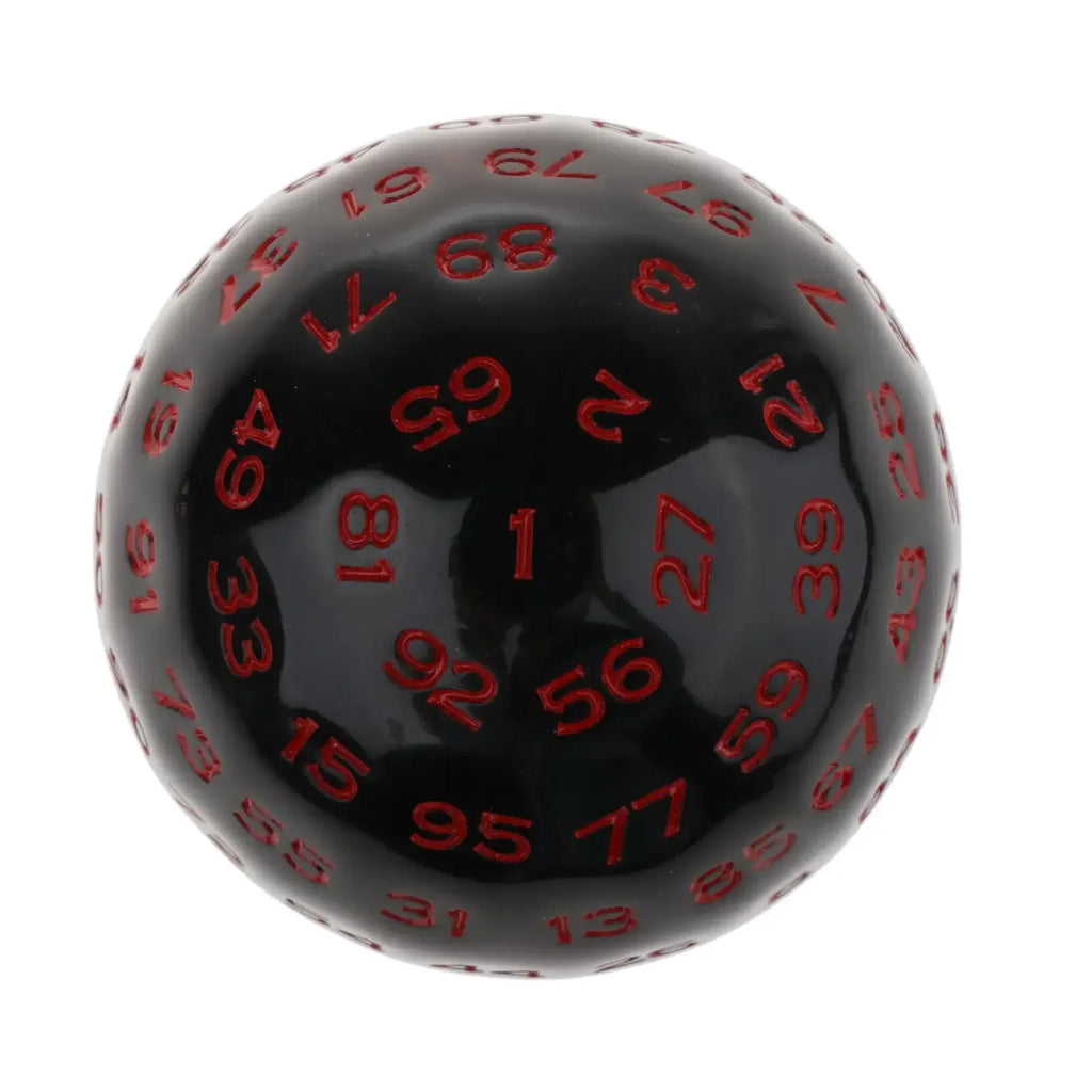 100-Sided D100 Acrylic Dice 48mm / 1.89in Polyhedral RPG Tabletop Game Accessory