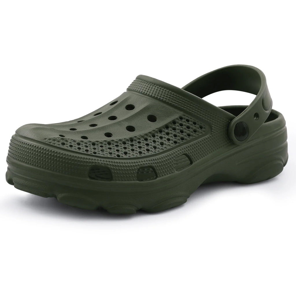 Men's Breathable EVA Clogs — Non-Slip Garden & Beach Sandals for Casual, Fishing & Outdoor Use