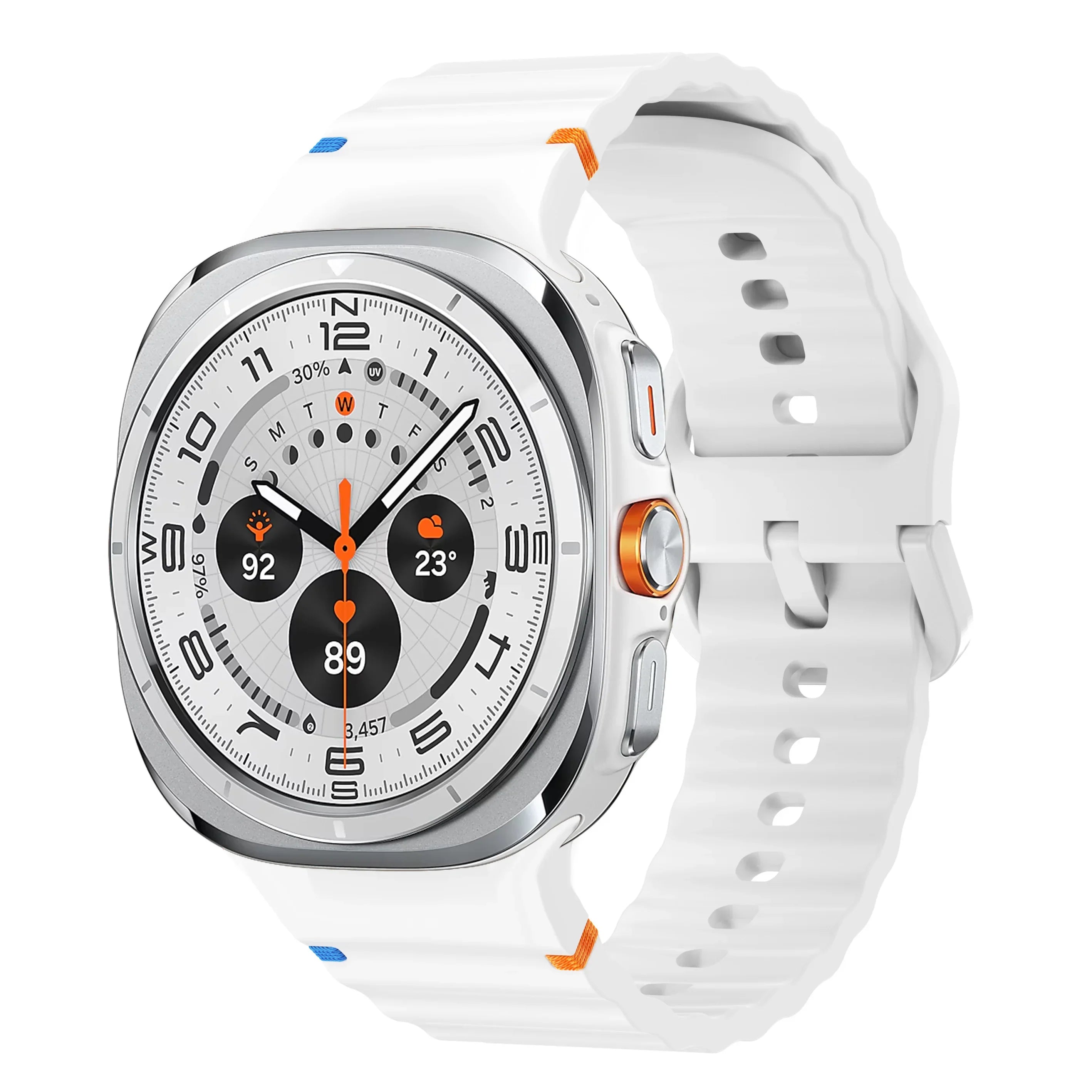 Original Strap for Samsung Galaxy Watch ultra strap 47mm Silicone Bracelet Galaxy Watch 5 pro/4/6 Classic/7 44mm 40mm 43 46 band
