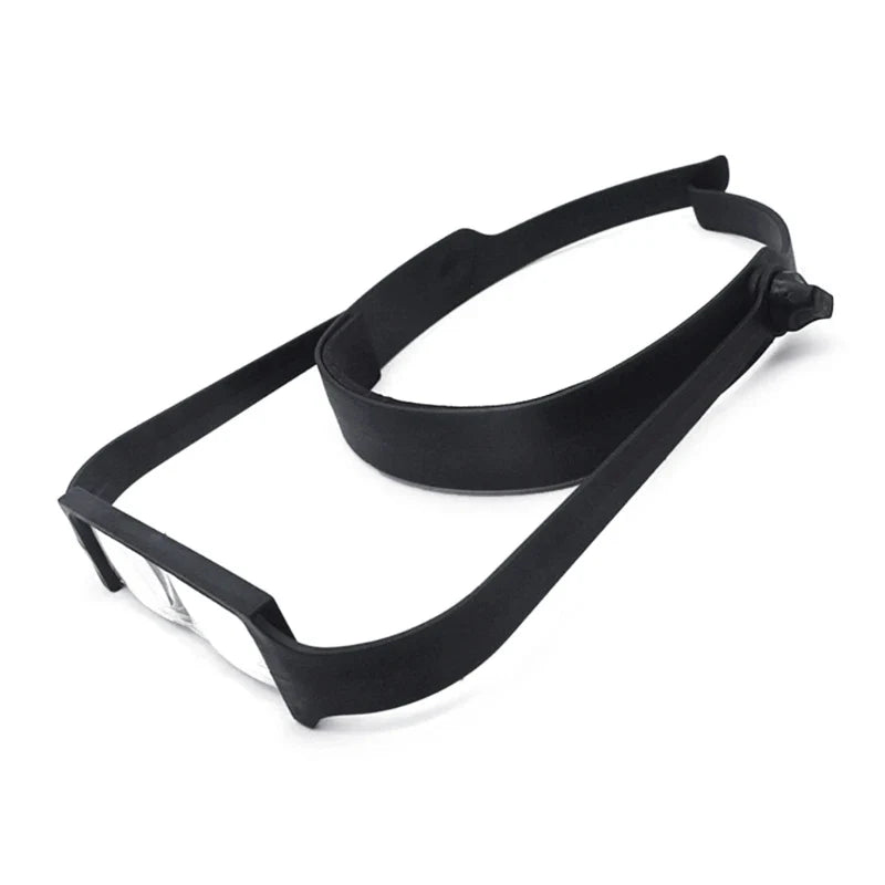 Handsfree Headband Magnifier with 4 Interchangeable Lenses for Sewing, Crafts, Watch and Jewelry Repair