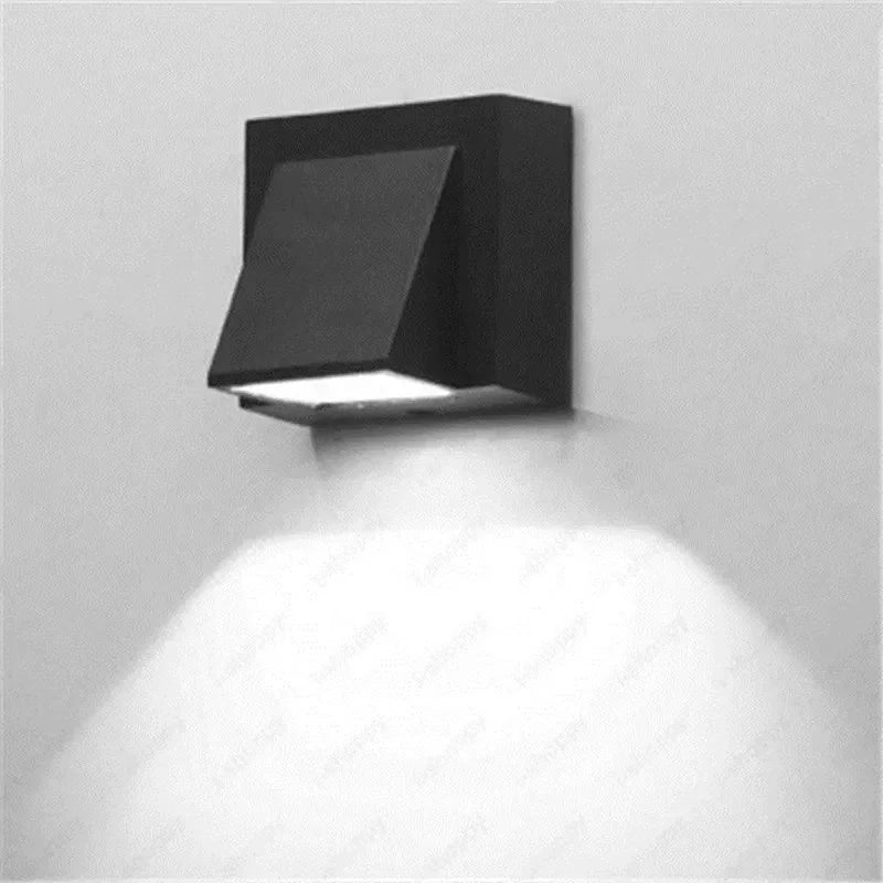 IP65 5W Aluminum Outdoor LED Wall Light - Waterproof Garden & Balcony Sconce, AC 85-265V