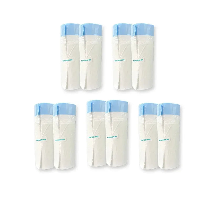 Cat Poop Bags for Automatic Litter Box — 2/5/10 Roll Pack (15 Bags per Roll) Eco-Friendly Pet Waste Bags