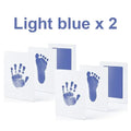 Baby Handprint & Footprint Ink Pad Kit — No-Touch Non-Toxic Inkless Stamp for Newborns, Pets & Keepsakes
