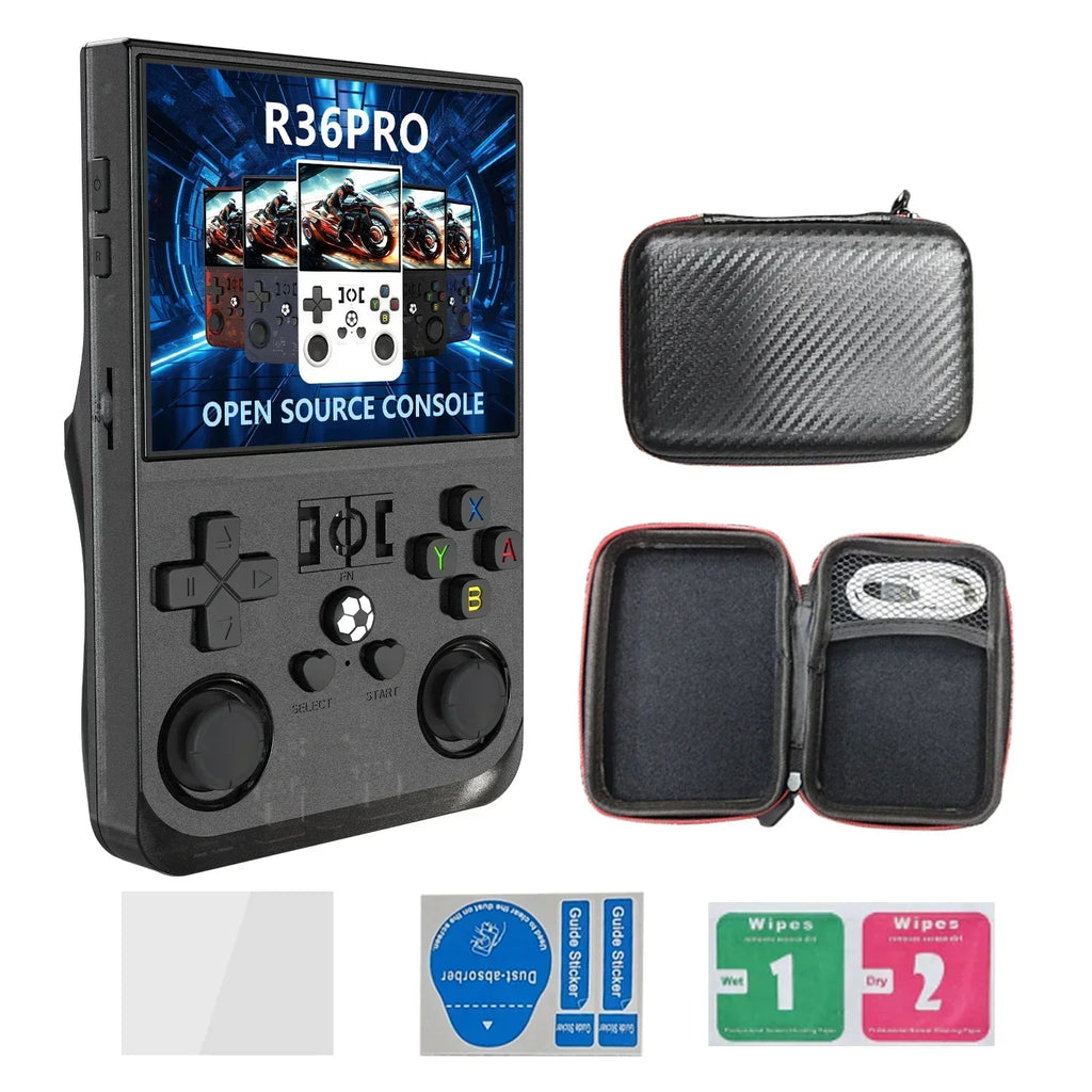 Retro Handheld Game Console 3.5-inch IPS Portable Pocket Video Player Dual Joysticks Open Linux 64GB/128GB