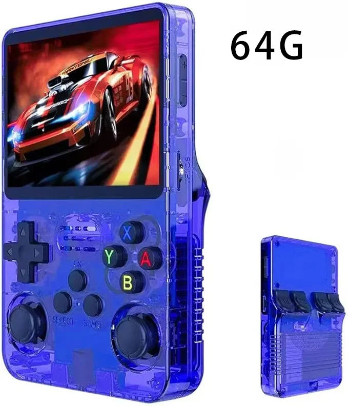 Classic Retro Handheld Game Console with ARKOS System — 3.5-Inch (8.9 cm) IPS, 15,000+ Games, 64-bit Linux, Portable Kids Gift