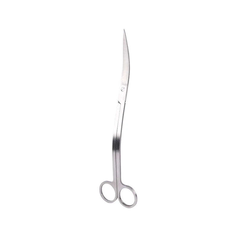 Stainless Steel Aquarium Plant Tool Set — 25 cm Scissors, 27/38/48 cm Tweezers & 32 cm Spatula (9.8–18.9 in)