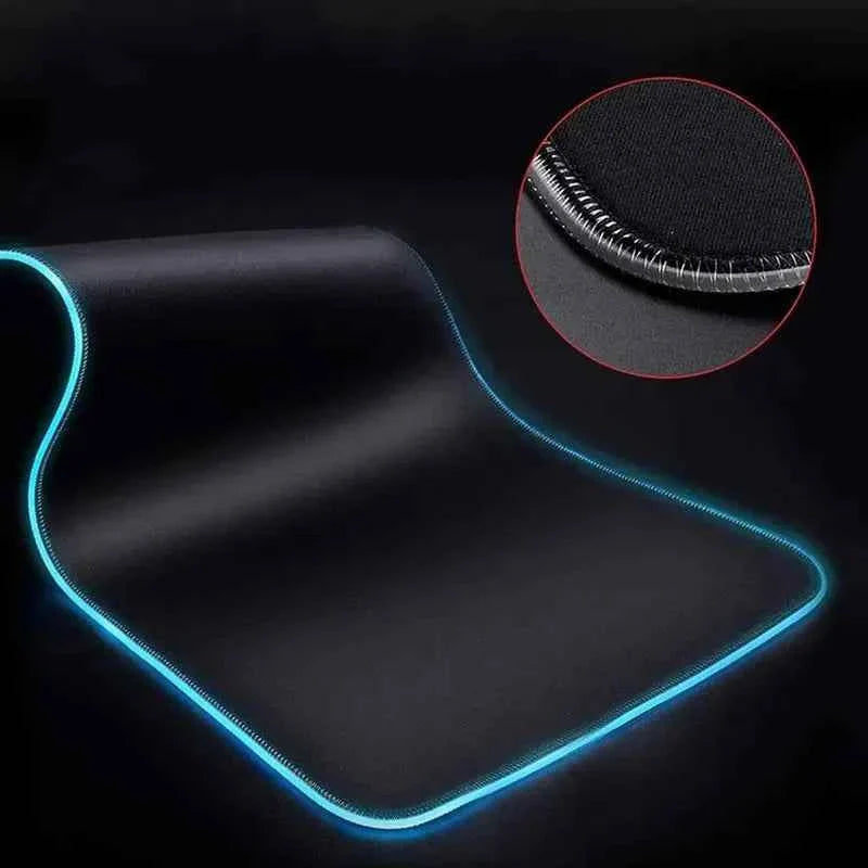 RGB Mouse Pad P-Pokemons Charizard Gamer Computer Gyarados Pc Backlight Mousepad Carpet Gaming Accessories Keyboard LED Desk Mat