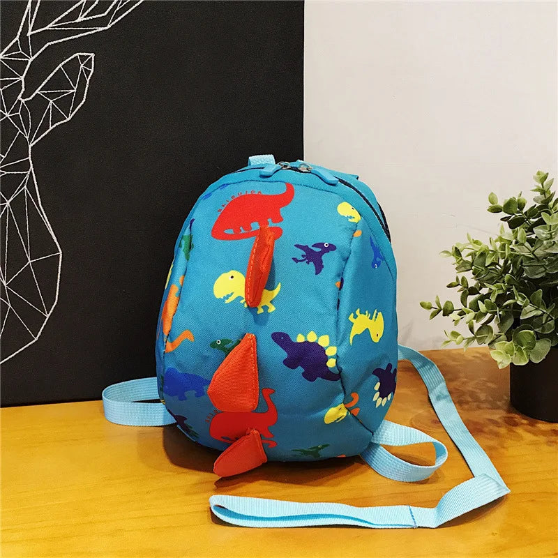 Toddler Dinosaur Safety Harness Backpack with Detachable Leash – Kids Anti-Lost Preschool School Bag