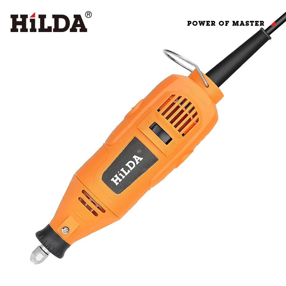 Engraver Electric Drill 500W 6-Speed Rotary Tool Kit - High-Power Grinder & Polisher for Woodworking