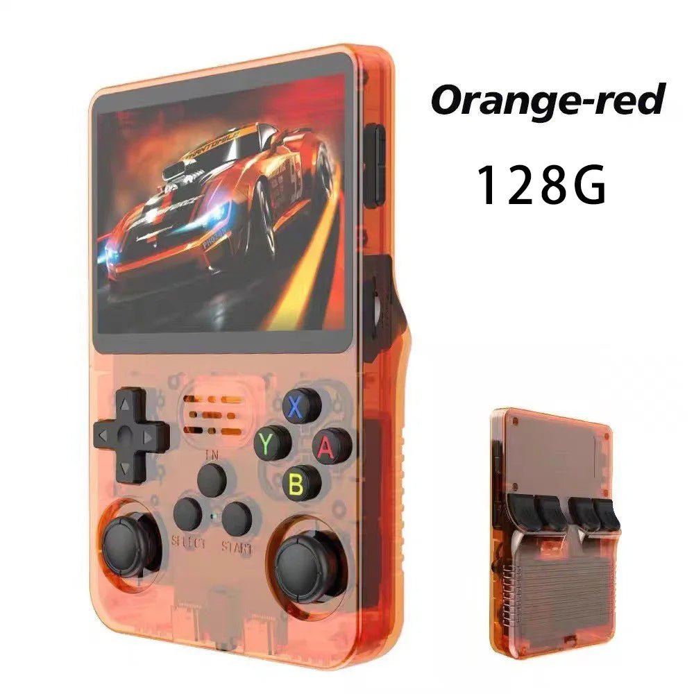 Classic Retro Handheld Game Console with ARKOS System — 3.5-Inch (8.9 cm) IPS, 15,000+ Games, 64-bit Linux, Portable Kids Gift