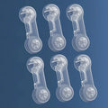 6-Pack Baby Cabinet Locks, Childproof Drawer & Refrigerator Safety Straps, Anti-Pinch Home Protection