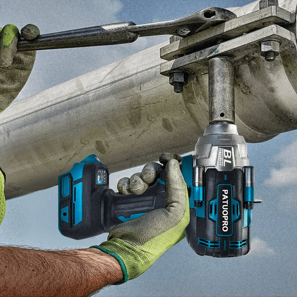 Brushless Cordless Impact Wrench 1/2-inch Drive - 2000 N·m Max Torque, 3600 RPM | Compatible with 18V B-Series Batteries (Battery Not Included)