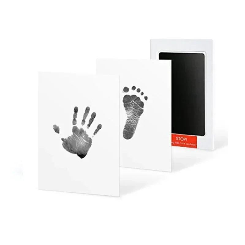 Baby Handprint & Footprint Ink Pad Kit — No-Touch Non-Toxic Inkless Stamp for Newborns, Pets & Keepsakes