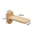 Wall-Mounted Cat Climbing Shelves with Steps, Scratching Post and Hideaway Bed
