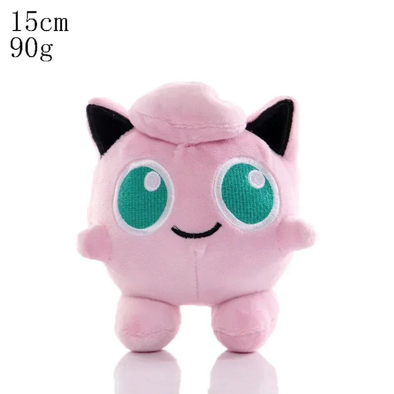 Cute Pikachu Pichu Charmander Bulbasaur Squirtle Psyduck Eevee Plush Soft Stuffed Doll 6-12 in (15-30 cm)
