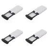 4x Foldable Pocket Magnifier with LED Light — Mini Handheld Loupe for Jewelry, Reading & Antiques