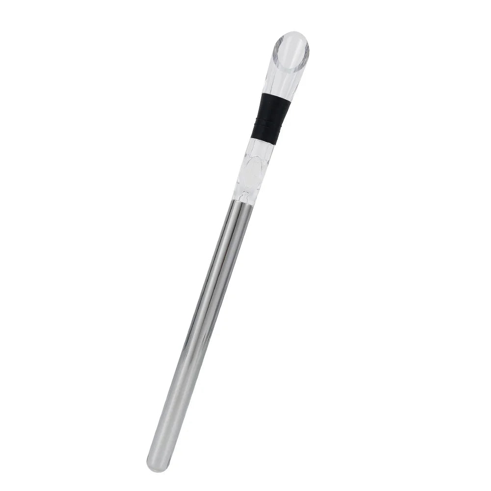 3-in-1 Stainless Steel Wine Chiller Rod 12.7 in (32.2 cm) - Aerator, Pourer & Ice Stick for Wine & Beer