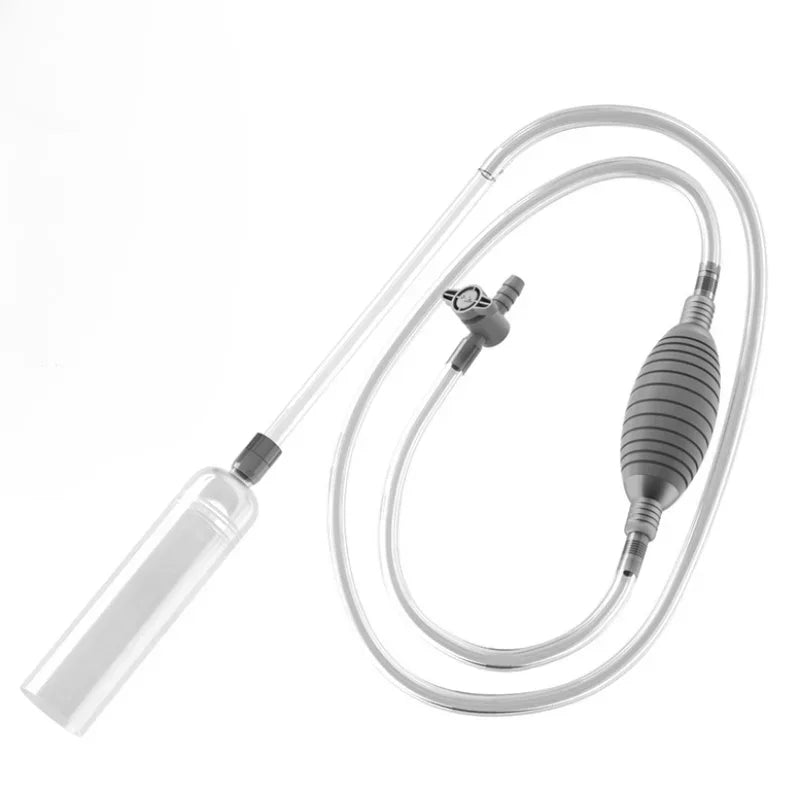 Aquarium Siphon Gravel Vacuum – Fish Tank Water Changer & Semi-Automatic Pump