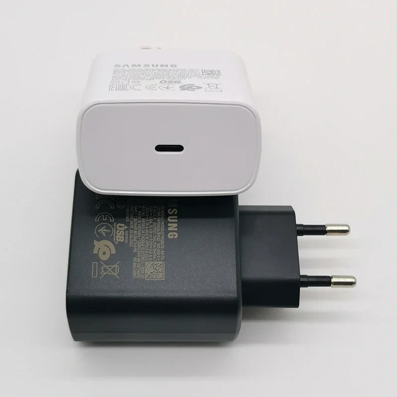 45W USB-C PD Super Fast Charger Adapter with 1.8M (5.9ft) Type-C Cable - EU Plug, Compatible with S24/S23/S22/S21/S20/Note/Flip/Fold Series