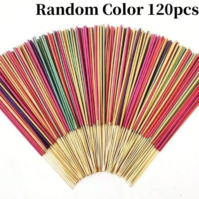 Aromatherapy Incense Sticks 30/60/120-Pack Natural Lavender Rose Ocean Fragrances for Home, Yoga & Meditation