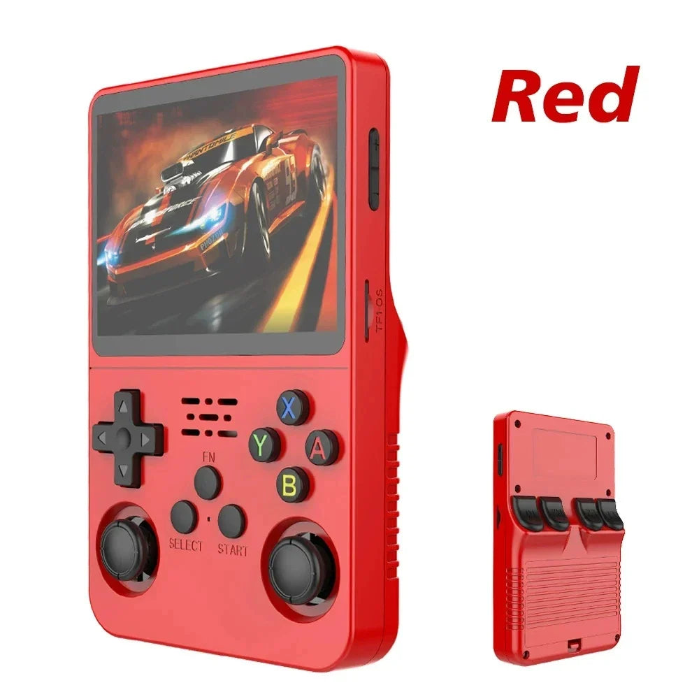 Retro 3.5-inch (8.9 cm) Handheld Game Console - ArkOS Portable Pocket Gamer, 64GB/128GB (1500/3000 Games), Mini HDMI, USB-C Charging