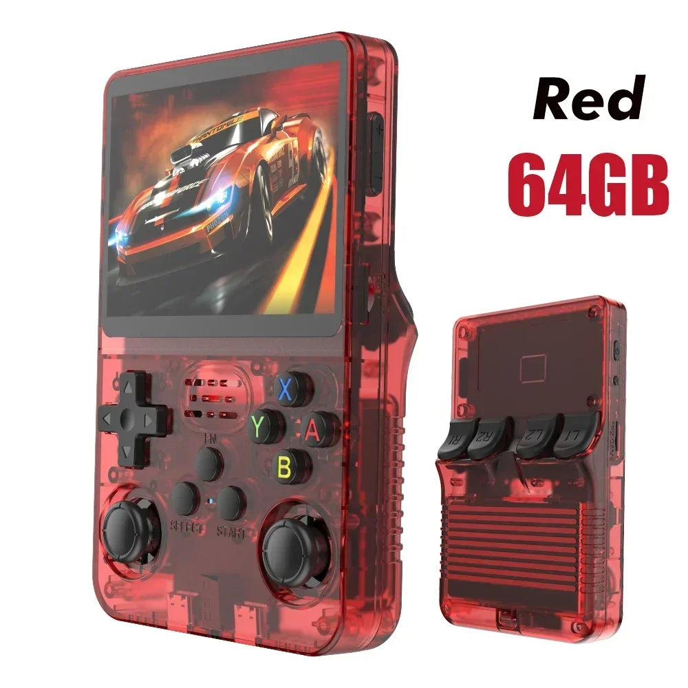 Portable Retro Handheld Game Console 3.5-Inch (8.9 cm) IPS 640x480 Linux Pocket Video Player 64GB/128GB USB-C 15,000 Games