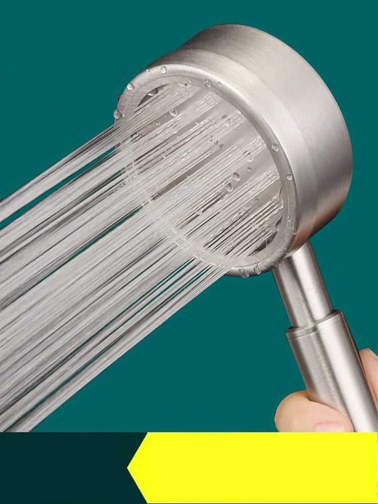 3-Piece Bathroom Shower Set – 5-Mode High-Pressure Handheld & Large Panel Rainfall Shower Head