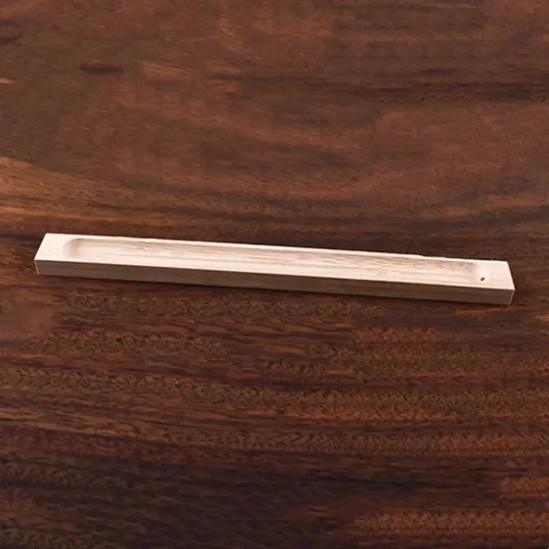 23 cm (9.1 in) Wooden Incense Holder, Sandalwood Stick & Coil Burner for Home Decor